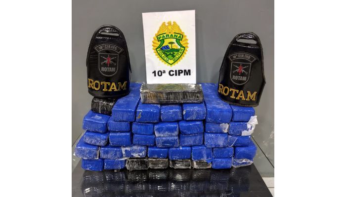 Laranjeiras – Rotam apreende 25Kg de substancia análoga a maconha 
